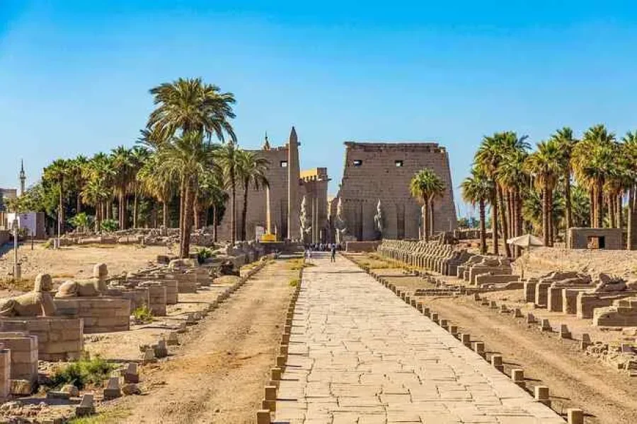 Escursione giornaliera a Luxor in aereo da Sharm El Sheikh
